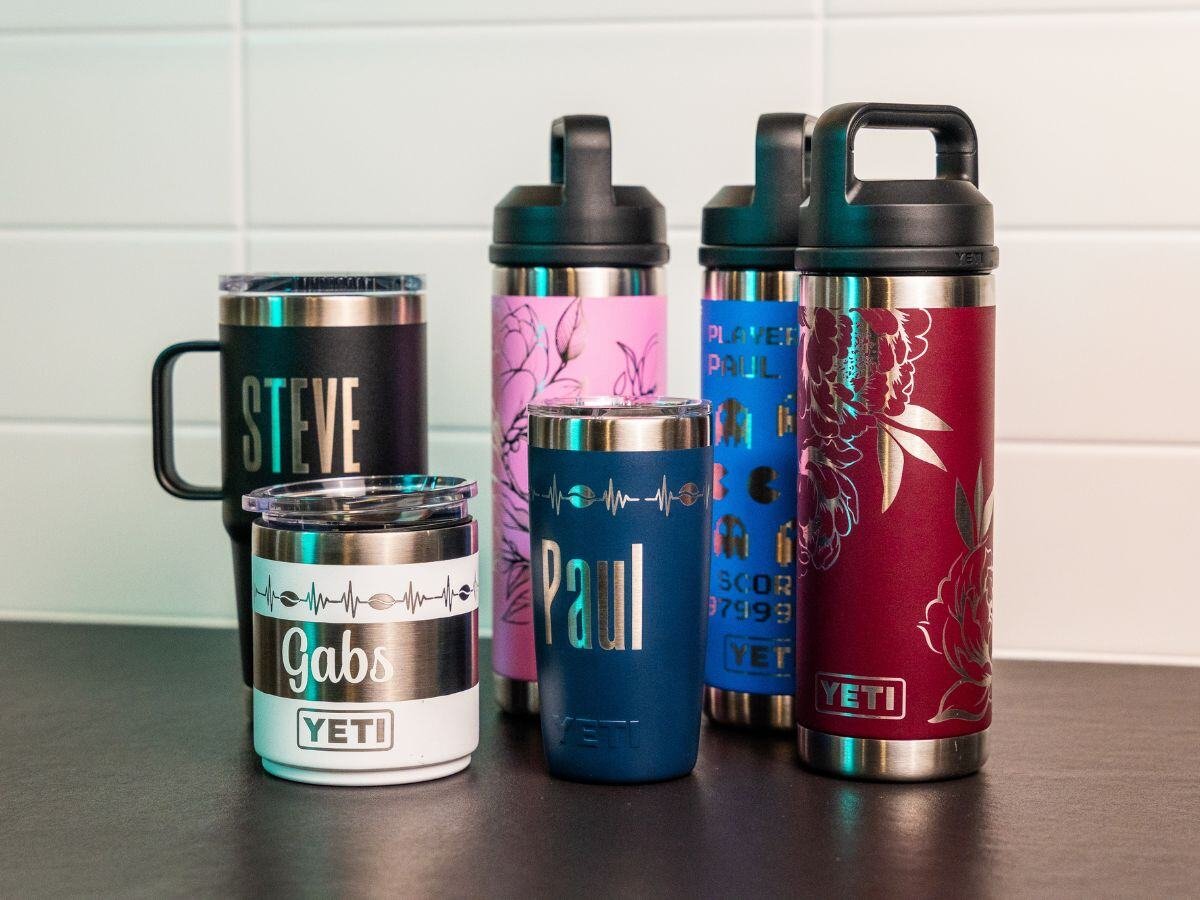 Engraved YETI drinkware 3