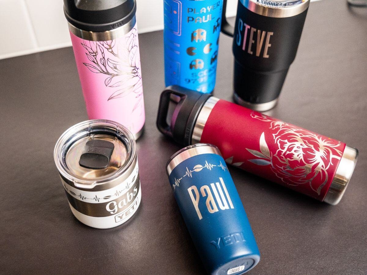 Engraved YETI drinkware 4