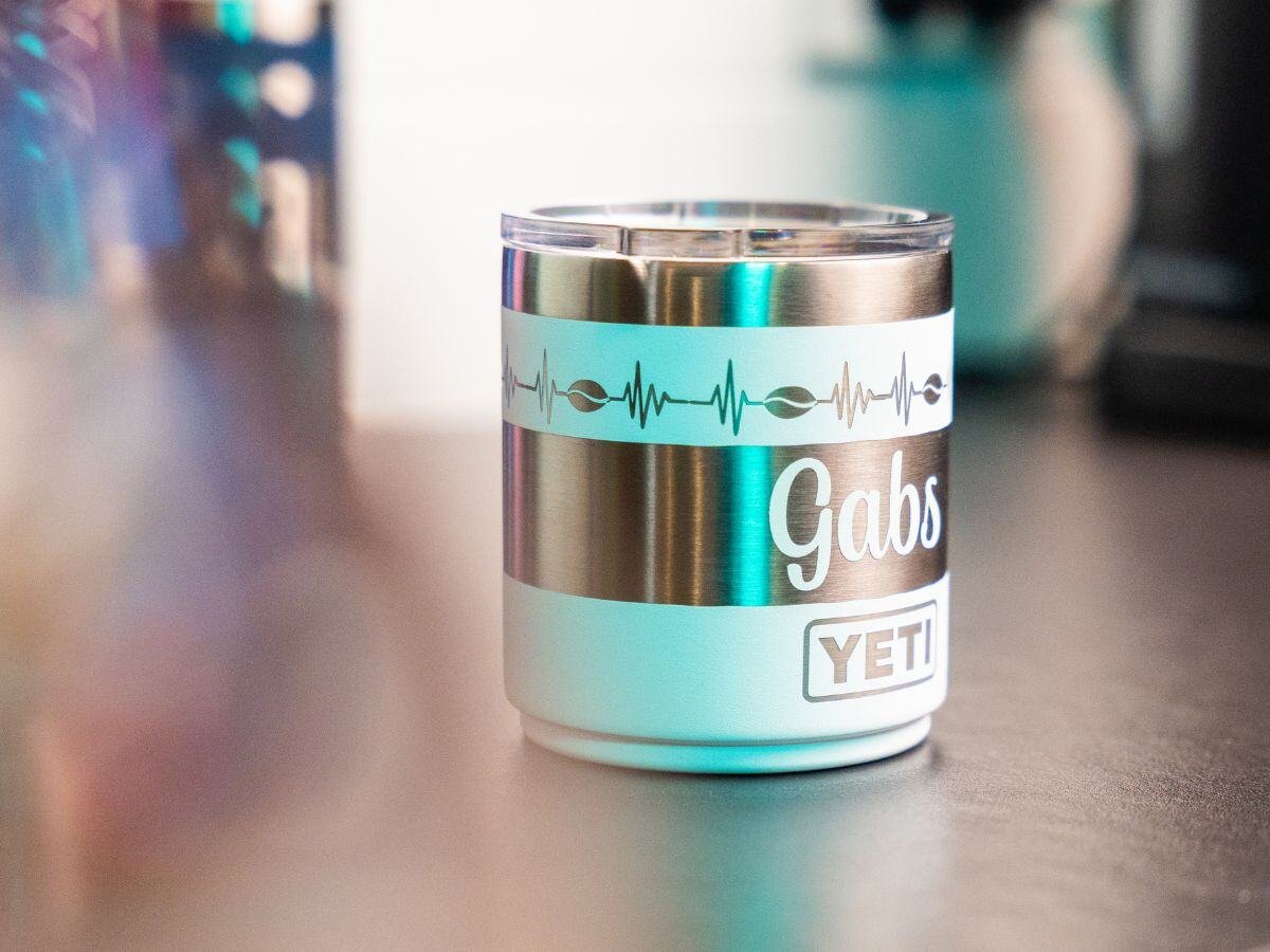 Engraved cup for Gabs